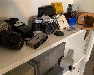 Vintage Canon Cameras and More