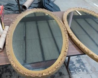 Set of oval mirrors$25.00 each