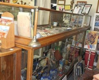 10 Foot Long Antique General Store Display Cabinet
