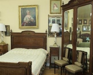 Antique French Bronze Ormulu Bedroom Suite
