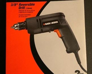 Black & Decker 3/8” Reversible Drill w/6’ cord. #7152