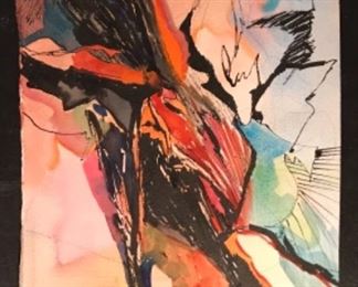 Original Watercolor Signed by Artist Arthur Turner.