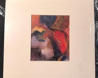 “Turbulence” Original Art by Jane Paden 12 x 12 Matted
