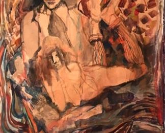 “Standard Brands”. Original Watercolor Art by Jane Paden (22” x 30”)