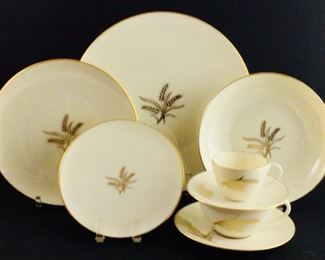 Westfield by Lenox - 10 dinner plates, 12 salad plates, 10 B & B plates, six soup bowls, 12 cup and saucers, nine demitasse cups and saucers. 93 pieces total with platter and serving bowls shown on next image