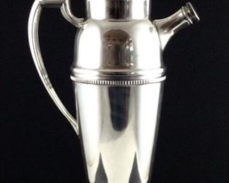 Benedict Vintage silver plate martini pitcher.