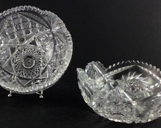 American brilliant cut 8 inch bowl (2)