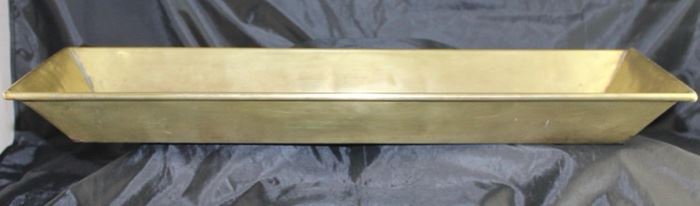Vintage brass tray 23 1/2 x 8 1/2”