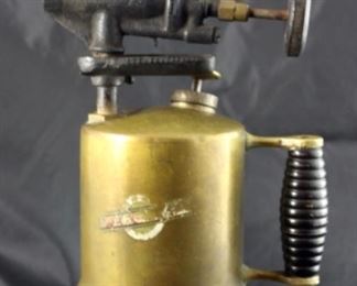 Antique brass blow torch