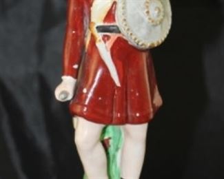 Staffordshire antique Macbeth figurine.