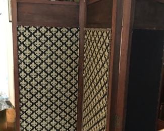 Antique 3 Panel Dressing Screen