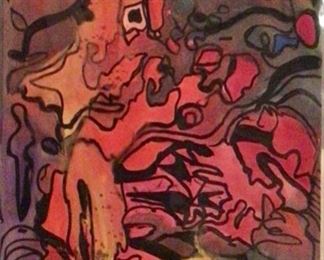 Jane Paden Original Casein Art 6” x 9”