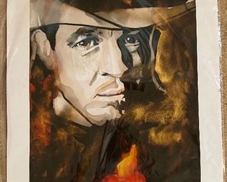 Stevie Ray Vaughan “The Sacred Heart Series” Poster Signed by William K Stidham Christmas 2015 (18” x 24”)