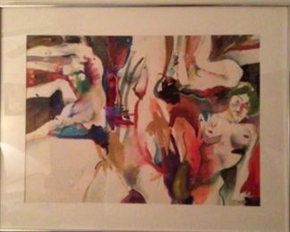 Miles G. Batts (1976-2010) Original Watercolor