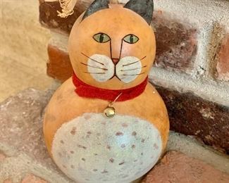 Signed gourd cat