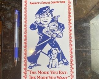 Cracker jack America’s famous confection advertising sign wall decor plaque