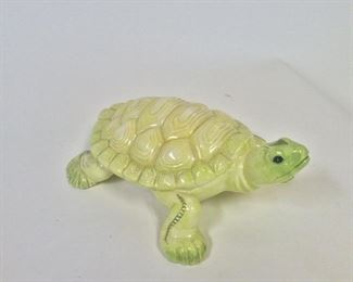 Ceramic Turtle, 12" L.