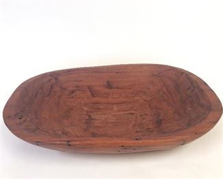 Wood Bowl, 20 1/2" W. 