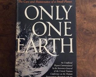 Only One Earth by Barbara Ward and Rene Dubos. 