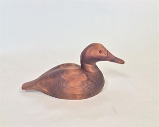 Canvasback Duck, French Broad River Decoy Company 1982, 12" L. 