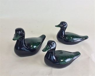 Three Ducks, 8" L for largest. 