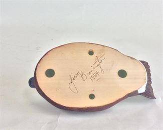 Signed Duck, 9 1/2" L.