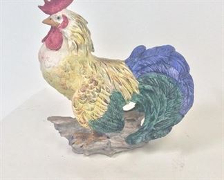 Fitz and Floyd Rooster, 14" H.