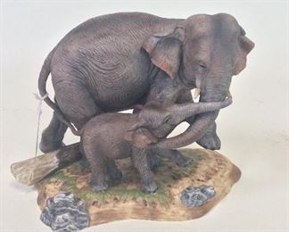 Lenox Elephants, 5 1/2" H. 