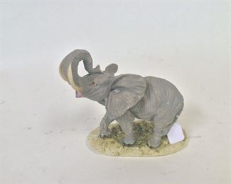 Trumpeting Elephant, 5 1/2" H. 