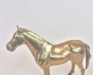 Brass Horse, 11 1/2" H. 