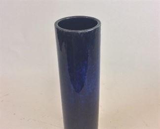 Blue Vase, 12" H. 