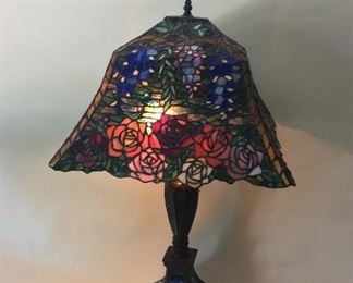 Tiffany Style Lamp, 30" H. 