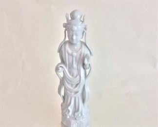 Porcelain Figurine, 13 1/2" H. 