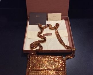 Louis Vuitton Limited Edition "Frances" Evening Bag in Original Box, 7 1/4" W. 