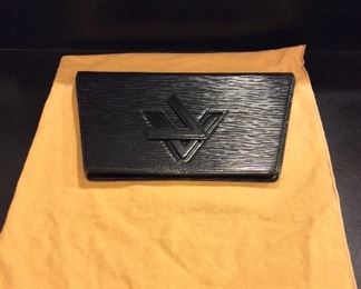 Louis Vuitton Epi Black Twisty Bag with Bag, 14 1/2" W. 