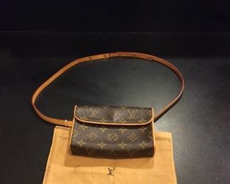 Louis Vuitton Small Monogram Pochette Florentile Hip Bag with Bag, "As Is", 6 1/2" W. 