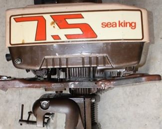 As is as found Sea King 7.5 hp outboard  