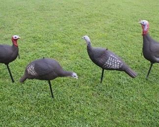 Turkey decoys 