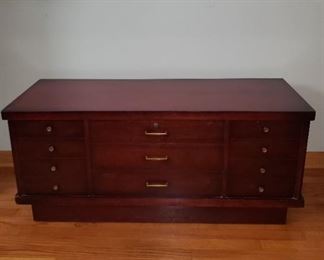 1950s cedar chest w key