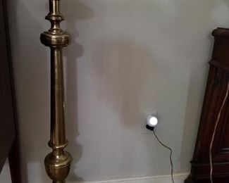 Vintage/antique altar candlestick - cast brass