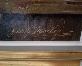 Hendrik Mathey signature