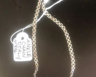 Italian Sterling Ankle Chain