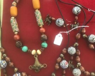 Tribal African Jewelry from African Safari Trip years ago