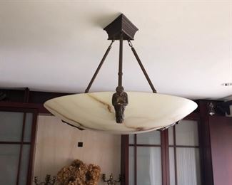 Deco inspired chandelier 