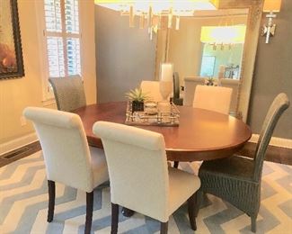 Bassett formal dining room set with 6 chairs