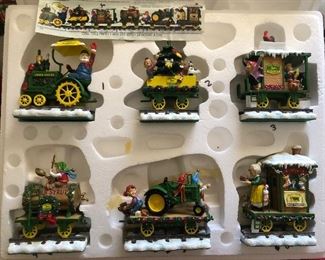 Danbury Mint John Deere Train Set