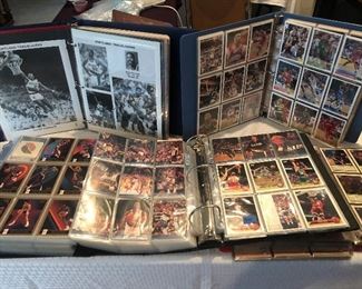 Sports Cards and Trail Blazers Memorabilia book-autographed pictures of Kline at Trachsel and Buck Williams