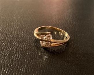 Lot #064---14ky Diamond Ring, weight: 3.8, diamond weight: 1.10ct, size 10, price: $450