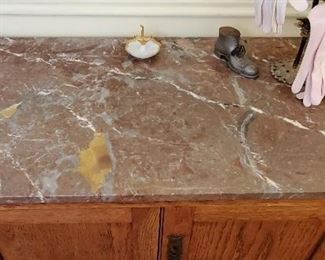 Antique Stone Top Table