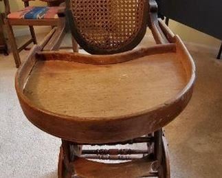 Antique Child's Highchair